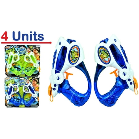 JA-RU Power Shot Water Gun (4 Guns) Aqua Blast | Item #258-2