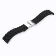 thumbnail image 1 of Miangastore Stainless Steel Clasp Buckle Strap Black 1Pack 7.3-Inch, 1 of 4