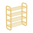 thumbnail image 2 of XEOVHV 4-Tier Expandable Shoe Rack – Adjustable Shoe Organizer & Shoe Storage for Closet, Entryway, and Front Door – Space-Saving Shoe Shelf and Rack Organizer for Home - Yellow, 2 of 6