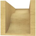 thumbnail image 4 of 7"W x 14"D x 7"H Wide Carmel Rough Cedar Woodgrain TimberThane Corbel, Primed Tan, 4 of 6