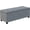 Chenille-gray, variant on Chenille Storage Ottoman Bench with Legs, 43.5”W x 15.7”D x 15.7”H,Metal Frame end of Bed Bench Hold up to 770 LB,Large Storage Chest,white