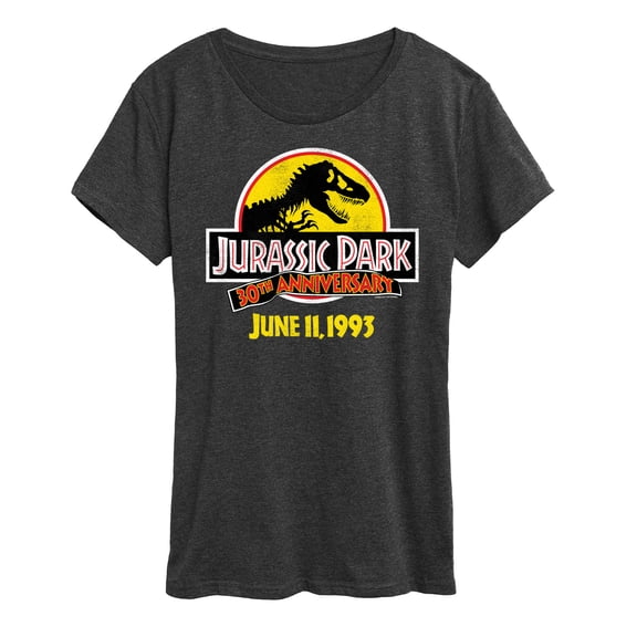 Jurassic Park - 30Th Logo Women's Short Sleeve Graphic T-Shirt