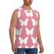 thumbnail image 2 of Fotbe Butterfly 2 Men's Camiseta sin Mangas Estampada para Hombres, Playera Casual para Gimnasio, Entrenamiento, Playa-X-Large, 2 of 7