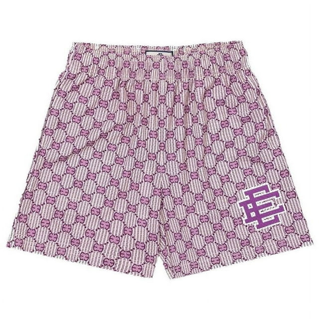 Pantalones cortos de ejercicio para hombre y mujer, shorts masculinos de estilo clásico informal, ideal para el verano, 2024Purple CC