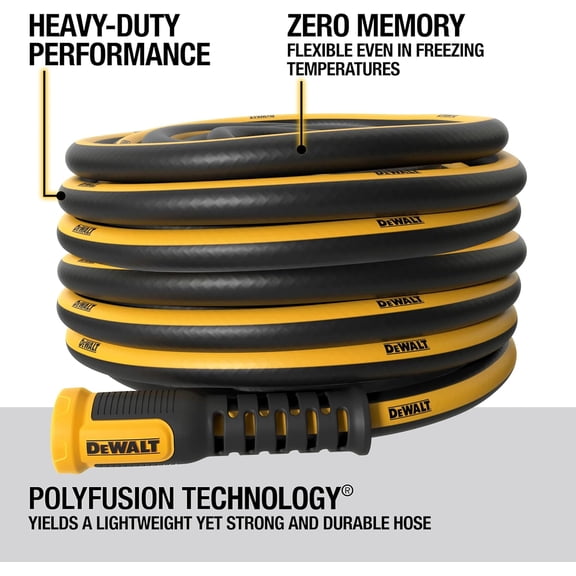 Professional Grade Heavy Duty Garden Hose 50 Feet x 5/8 Inch