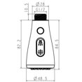 thumbnail image 3 of Lefu Pull Down Faucet Spray Head Kitchen Sink Pumping Faucet Nozzle Replacement, 3 of 8