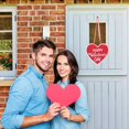 thumbnail image 6 of Mrzhqd Valentines Decorations Valentine'S Day Doorplate-Happy Valentine'S Day Sign Farmhouses Decoration-Valentine'S Day Decoration Front Door Decoration--Valentine'S Day Home Decoration, 6 of 9