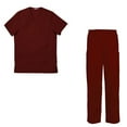 thumbnail image 1 of Men's Scrubs Set Scrub Top and Pants Scrubs Set, 1 of 3