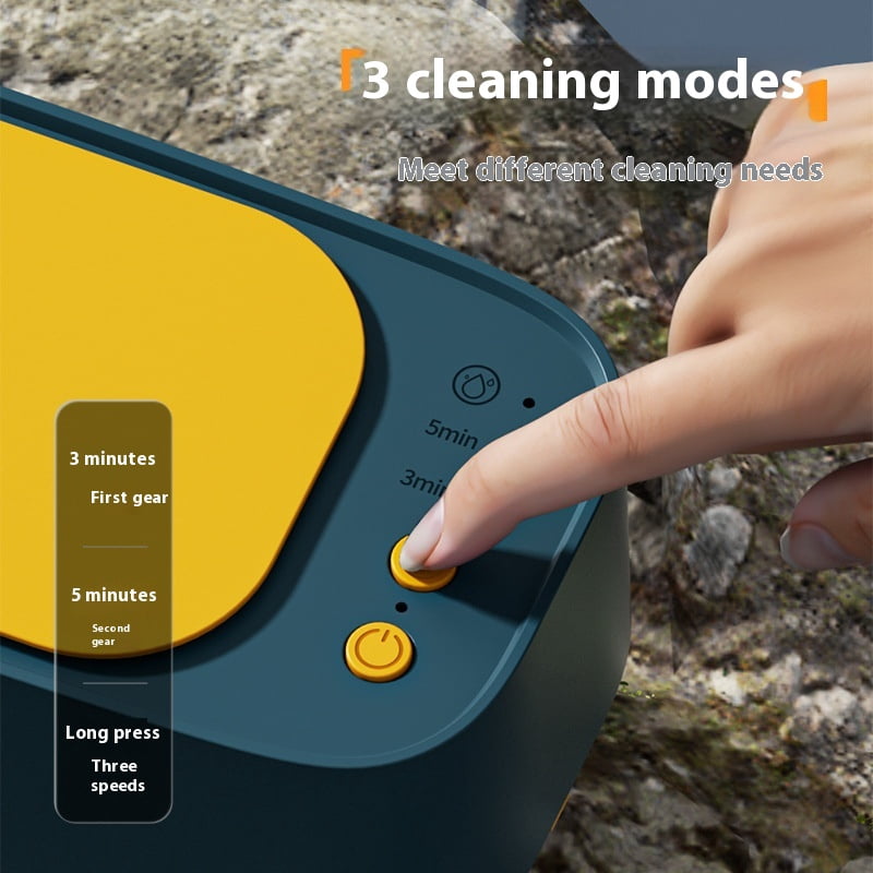 Ultrasonic Jewelry Cleaner,45khz Professional Ultrasonic Cleaning Machine for Jewelry Eyeglasses Watches Rings(Dark Green)