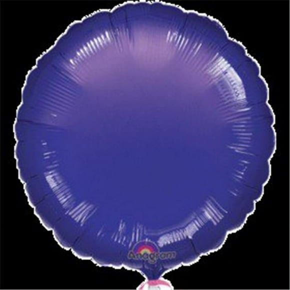 Majestic Metallic Purple Anagram Balloon, Superior Float for Birthday Fun!