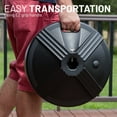 thumbnail image 5 of US Weight Fillable Umbrella Base Designed to be Used With a Patio Table (Black), 5 of 7