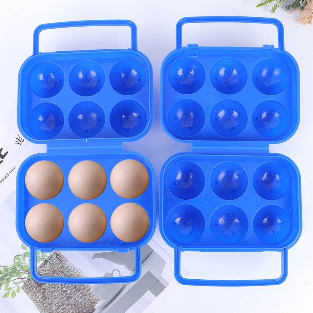 WHAMVOX  Storage Fridge Egg Carton Organizers Camping Container Travel