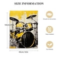 thumbnail image 2 of Nawypu  Music Canvas Wall Art  Pieces Abstract Guitar Piano Drum Set Pictures Yellow and Grey Music Painting Print Gift for Music Lover, 2 of 5