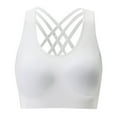 thumbnail image 4 of Women Rimless Yoga Running Sports Bra with Pads for Support and Comfortable Fit|Breathable Seamless Design for Everyday Exercise, 4 of 4