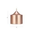 thumbnail image 2 of Mega Candles 6 pcs Unscented Rose Gold Dome Top Round Pillar Candle, Hand Poured Premium Wax Candles 3 Inch x 3 Inch, Home Décor, Wedding Receptions, Baby Showers, Birthdays, Celebrations, Party & Mor, 2 of 2