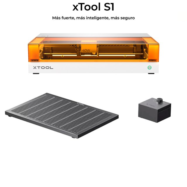 KIT Cortador y Grabador Láser S1 By xTool Completo Color Blanco TLP