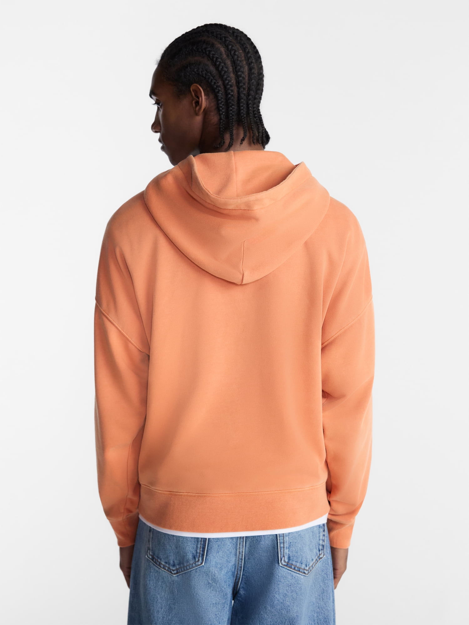 No Boundaries Oversized Hoodie with Long Sleeves, Men's XS-4XLT