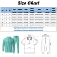 thumbnail image 3 of Rrunsv 2 Piece Set for Men Hoodie And Sweatpants Suit Pullover Tracksuit Set 2 Piece Sweatshirt Suit Mint Green,XXL, 3 of 5