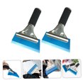 thumbnail image 4 of HEANUJJ 2Pcs Ice Scratchers Stainless Steel Scraper for Film Application, 4 of 8