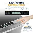 thumbnail image 5 of Newair 24" Outdoor Dual Drawer Freezer Fridge Convertible Refrigerator in Stainless Steel, 5 of 14