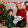 thumbnail image 3 of Christmas Stocking Stuffers for Kids, Build a Snowman Kit with Dry Modeling Clay, Christmas Crafts for Kids Ages 4-8, Creative Xmas Gifts for Boys Girls and Holiday, 3 of 9