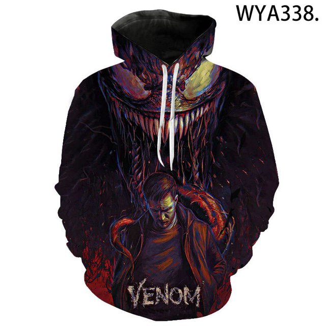 2020 neue Herbst Venom Hoodie männer frauen kinder Mode Lässig sudadera 3d Druck Pullover Straße Hip Hop harajuku Mantel xuanjing unisex
