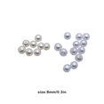 thumbnail image 4 of Sonducket 50 Uds perlas artificiales ABS perlas de imitación brillante agujero cuentas sueltas accesorios materiales de ropa Accesorios de disfraces Beige 8 mm, 4 of 6