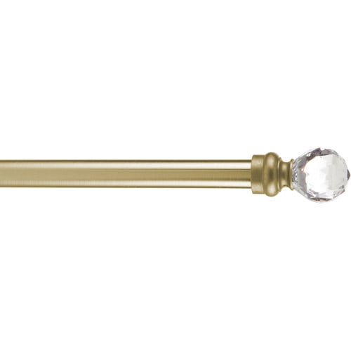 Home Details Crystal Ball 86 120 Curtain Rod Walmart Com Walmart Com