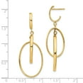 thumbnail image 3 of 14K Polished Post Dangle Earrings 14k Yellow Gold Earrings, 3 of 3