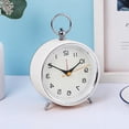 thumbnail image 2 of Analog Alarm Clock for Bedroom Retro Alarm Clock Sure Here's A Product Title for Listing Retro Non-ticking Alarm Clock with Night Light Accurate, 2 of 8