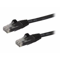 StarTech 10ft CAT6 Ethernet Cable - Black CAT 6 Gigabit Ethernet Wire -250Mhz 100W PoE RJ45 UTP Network Patch Cord Snagless with Strain Relief (N6PATCH10BK)