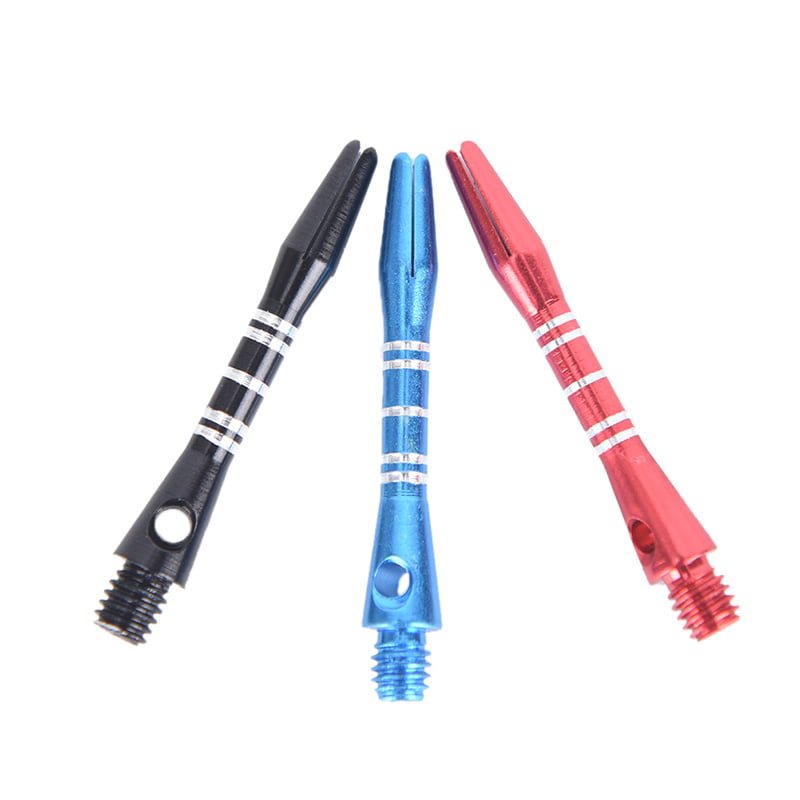 12pcs Aluminum Darts Pole Thread Dart Accessory Tools Metal Rod Stems Shafts CS 