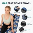 thumbnail image 5 of FLORICH Towel Car Seat Covers, Sweating Microfiber Seat Cover for Cars with Non-Slip Strap, Suitable for Post Gym Workout, Running, Swimming, Beach and Hiking, FC08, 5 of 9