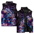 thumbnail image 2 of Chaqueta sin mangas con estampado 3D para hombre, nueva chaqueta de ciclismo para deportes al aire libre, cortavientos, chaleco informal de moda para hombre, invierno 2024, 2 of 4