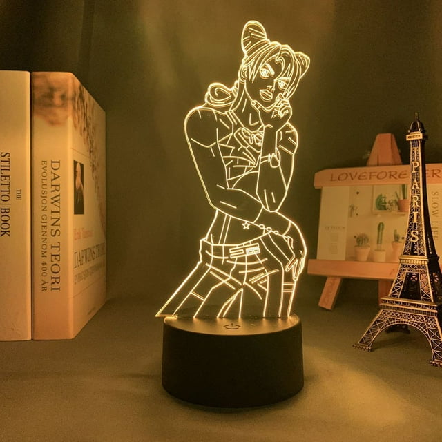 Luz nocturna LED 3D JoJo's Bizarre Adventures Jolyne Cujoh