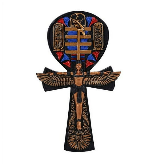 Pacific Giftware PT Egyptian Ankh Symbol Winged ISIS Resin Collectible Figurine