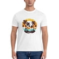thumbnail image 5 of Graphic Tees Beach Summer Gildan Men's Short Sleeve T-Shirt 180g, 5 of 8