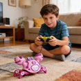 thumbnail image 4 of Outdor Remote Controlled Mechanical Crab Robot 2.4G Blowing Remote Control 360° Rotating LED Lights And Music Children's ., 4 of 5