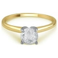 thumbnail image 7 of Arista 0.50 Carat T.W. Round White Diamond Solitaire Ring in 14K Yellow Gold (H-I, I1-I2), 7 of 7