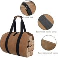 thumbnail image 5 of Bolsa para manipulación de troncos pesados ​​Bolsa para transporte de madera Bolsa para leña Bolsa para registro de lona, 5 of 5
