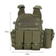 thumbnail image 3 of Ndcxsfigh Chaleco Airsoft Chaleco Pecho Ajustable para (verde), 3 of 7