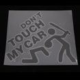 thumbnail image 2 of Etiqueta engomada del vinilo de la ventana del parachoques del coche '' NO TOQUES MI COCHE '' gráfico negro Baoblaze Pegatinas gráficas para parachoques de la ventana, 2 of 8