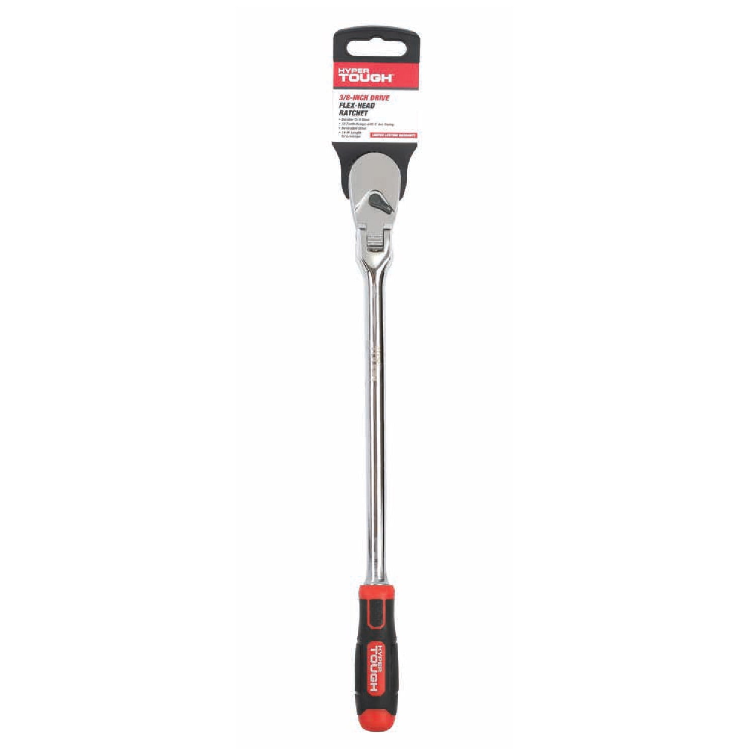 Hyper Tough 3/8-inch Drive 14-inch Flex-Head Ratchet