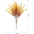 thumbnail image 4 of Artificial Faux Fall Autumn Flowers Plants for Outdoor Outside Decoration, 14 Bundles Fake Silk Daisy Ferns UV Resistant Look Real for Front Door Porch Patio Yard Planter, 4 of 5