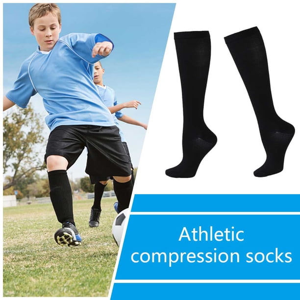 1 par de calcetines de enfermera hasta la rodilla, calcetines de compresión energizantes cómodos para mujeres y hombres, suaves