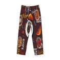 thumbnail image 4 of Sigee A Cup Of Black Coffee On A Saucer Print Men's Pajama Pants - Soft Lounge Sleep Bottoms with Elastic Waistband and Pockets-X-Large, 4 of 9