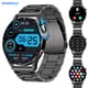 thumbnail image 4 of Reloj Inteligente De Acero Inoxidable Para Hombres, Monitoreo De Frecuencia Cardíaca, Presión Arterial, Oxígeno, Asistente De Voz AI, Reloj De Llamadas BT, Relojes Dorados, Reproducción De Música, IP6, 4 of 4