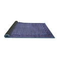 thumbnail image 2 of Ahgly Company Indoor Square Abstract Blue Contemporary Area Rugs, 4' Square, 2 of 4