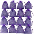 thumbnail image 1 of 16 Bolsas De Lavanda Seca En Pequeñas Bolsas De Organza Lila -fragancia Casera, 1 of 4