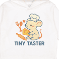 thumbnail image 3 of Inktastic Tiny Taster Chef Mouse with Cheese Toddler Hoodie, 3 of 4
